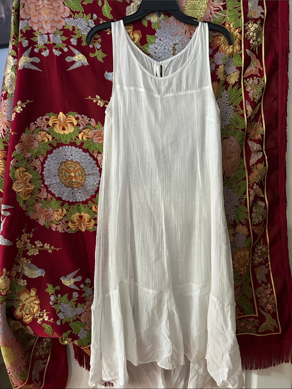 leifsdottir White Sleeveless Maxi Dress
